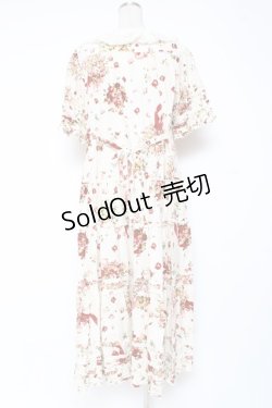 画像3: PINK HOUSE / アンジェリークローズプリントワンピース F アイボリー Y-25-12-20-083-LO-OP-AS-ZY