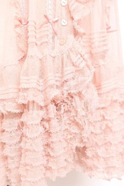 画像6: PINK HOUSE / ドットチュールレースベスト F ピンク Y-25-12-20-009-LO-BL-SZ-ZY