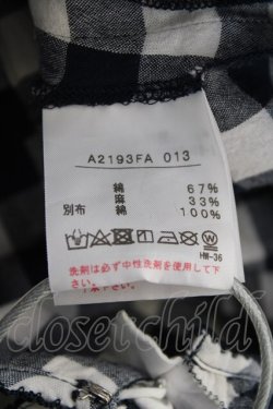 画像8: PINK HOUSE / エプロン付きブロードギンガムワンピース F 紺 Y-25-12-20-085-LO-OP-SZ-ZY