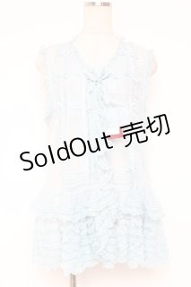 PINK HOUSE / ドットチュールレースベスト F サックス Y-25-12-20-010