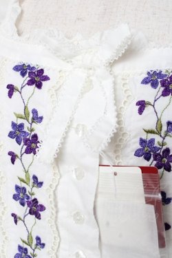 画像7: PINK HOUSE / バイオレットレース使いワンピース F 白 Y-25-12-20-086-LO-OP-SZ-ZY