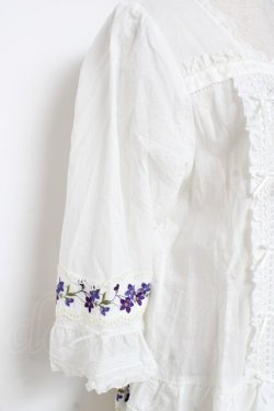 画像8: PINK HOUSE / バイオレットレース使いワンピース F 白 Y-25-12-20-086-LO-OP-SZ-ZY