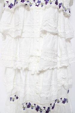 画像11: PINK HOUSE / バイオレットレース使いワンピース F 白 Y-25-12-20-086-LO-OP-SZ-ZY