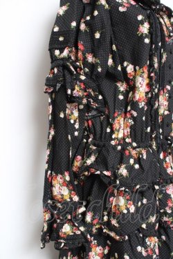 画像7: PINK HOUSE / ブルーミングドット柄襟付きワンピース F 黒 Y-25-12-20-089-LO-OP-AS-ZS