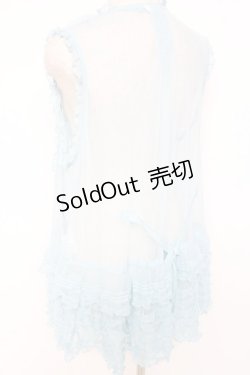 画像4: PINK HOUSE / ドットチュールレースベスト F サックス Y-25-12-20-010-LO-BL-SZ-ZY