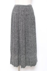 PINK HOUSE / プリーツニットスカート F グレ- Y-25-12-20-091-LO-TO-SZ-ZY