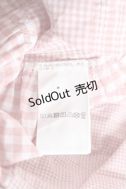 画像8: PINK HOUSE / ギンガムチェックスカート  ピンク Y-25-12-20-094-LO-SK-SZ-ZY