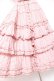画像5: PINK HOUSE / ギンガムチェックパッチワークフリルスカート F ピンク Y-25-12-20-095-LO-SK-SZ-ZY (5)