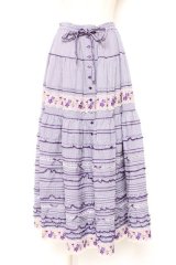 PINK HOUSE / 50thヴァイオレットスカート  ラベンダー Y-25-12-20-096-LO-SK-AS-ZY