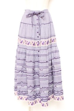 画像1: PINK HOUSE / 50thヴァイオレットスカート  ラベンダー Y-25-12-20-096-LO-SK-AS-ZY