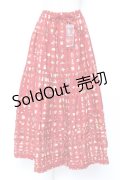 PINK HOUSE / Pink House Favoritesプリントスカート F 赤 Y-25-12-20-099-LO-SK-SZ-ZY