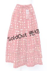 PINK HOUSE / Pink House Favoritesプリントスカート F 赤 Y-25-12-20-099-LO-SK-SZ-ZY