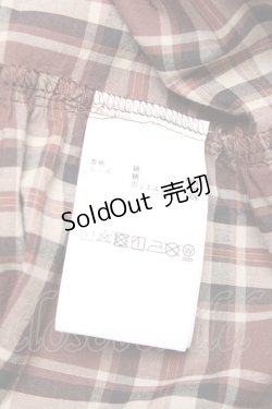 画像7: PINK HOUSE / オリジナルクマレースチェックスカート F ブラウン Y-25-12-20-100-LO-SK-SZ-ZS
