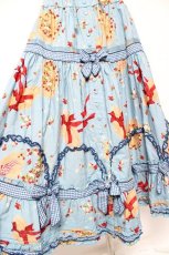 画像5: PINK HOUSE / Straw-berry Hatプリントパッチワークスカート F 白 Y-25-12-20-101-LO-SK-AS-ZY (5)