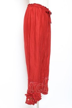 画像2: PINK HOUSE / いちご刺しゅうドロワーズ F 赤 Y-25-12-20-104-LO-PA-SZ-ZY