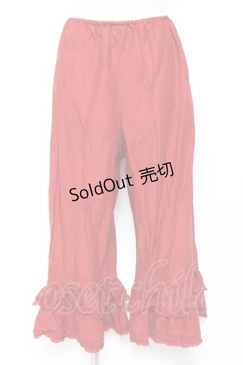 画像1: PINK HOUSE / フリル使いローンドロワーズ F 赤 Y-25-12-20-105-LO-PA-AS-ZS (1)