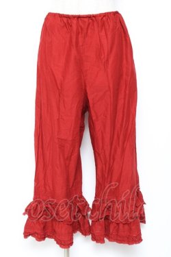 画像1: PINK HOUSE / フリル使いローンドロワーズ F 赤 Y-25-12-20-105-LO-PA-AS-ZY