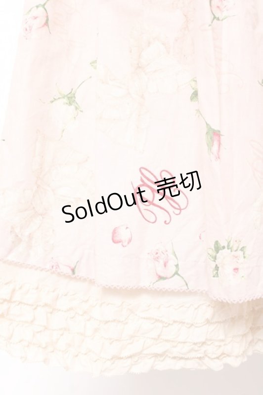 画像6: PINK HOUSE / ロージーローズプリントスカート F ピンク Y-25-12-20-106-LO-SK-SZ-ZY (6)