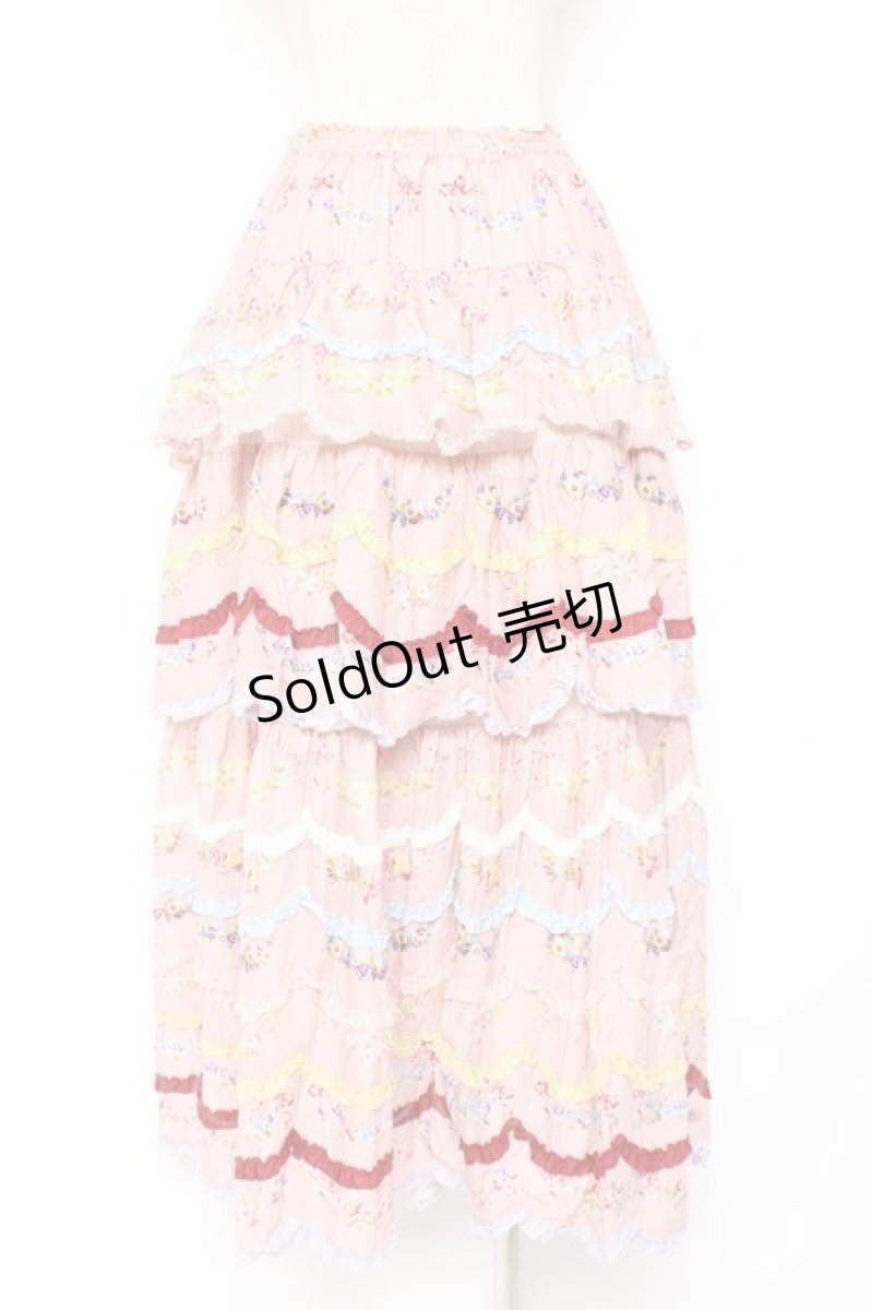 画像3: PINK HOUSE / le langage des fleurs ptスカート F ピンク Y-25-12-20-107-LO-SK-SZ-ZY (3)