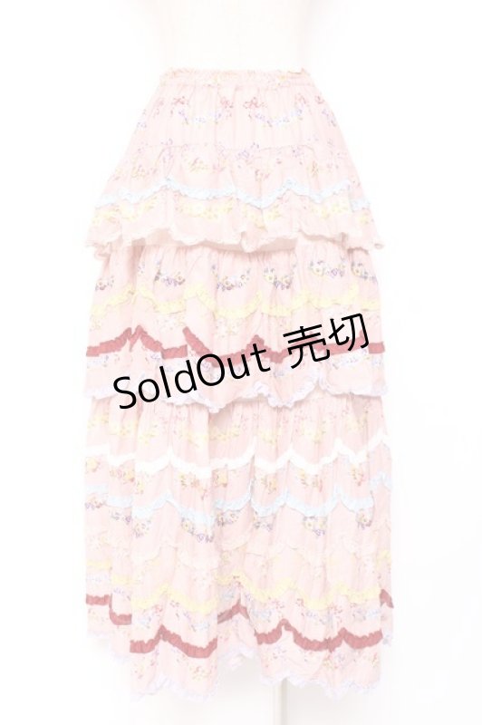 画像3: PINK HOUSE / le langage des fleurs ptスカート F ピンク Y-25-12-20-107-LO-SK-SZ-ZY (3)