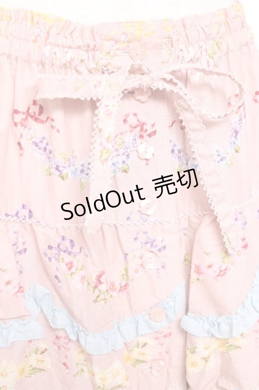 画像4: PINK HOUSE / le langage des fleurs ptスカート F ピンク Y-25-12-20-107-LO-SK-SZ-ZY (4)