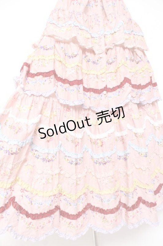 画像5: PINK HOUSE / le langage des fleurs ptスカート F ピンク Y-25-12-20-107-LO-SK-SZ-ZY (5)