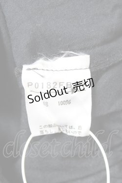 画像5: PINK HOUSE / リボン付きフリルノースリブラウス F 黒 Y-25-12-20-012-LO-BL-SZ-ZY