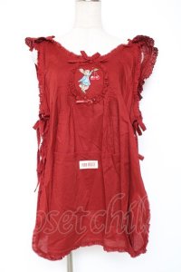 PINK HOUSE / PETER RABBIT TABLIER F 赤 Y-25-12-20-014-LO-TO-SZ-ZY