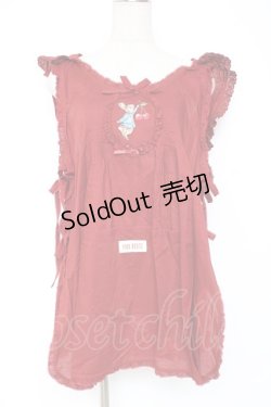 画像1: PINK HOUSE / PETER RABBIT TABLIER F 赤 Y-25-12-20-014-LO-TO-SZ-ZS