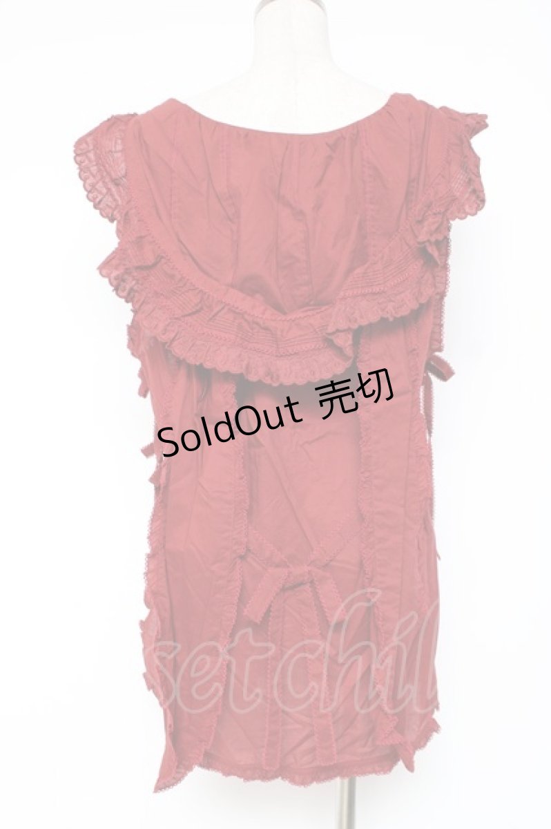 画像2: PINK HOUSE / PETER RABBIT TABLIER F 赤 Y-25-12-20-014-LO-TO-SZ-ZS (2)