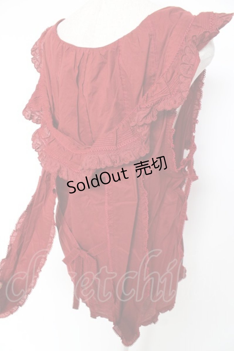 画像3: PINK HOUSE / PETER RABBIT TABLIER F 赤 Y-25-12-20-014-LO-TO-SZ-ZS (3)