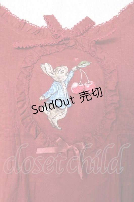 画像6: PINK HOUSE / PETER RABBIT TABLIER F 赤 Y-25-12-20-014-LO-TO-SZ-ZS (6)