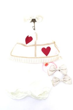 画像1: BABY, THE STARS SHINE BRIGHT / くみゃちゃんのトランプうさぎさんのお洋服  生成り Y-25-12-22-005-BA-ZA-SZ-ZY