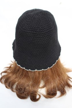 画像3: axes femme / サーモニットメトロハット  黒 Y-25-12-22-041-AX-AC-SZ-ZY