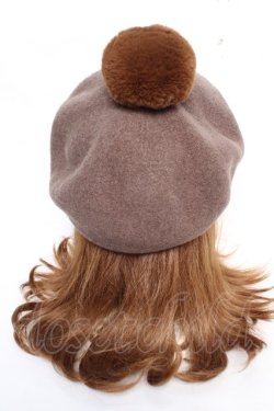 画像3: m petit by misako / バスクベレー  ブラウン Y-25-12-22-042-LO-AC-SZ-ZY