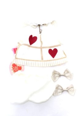 画像2: BABY, THE STARS SHINE BRIGHT / くみゃちゃんのトランプうさぎさんのお洋服  生成り Y-25-12-22-005-BA-ZA-SZ-ZY