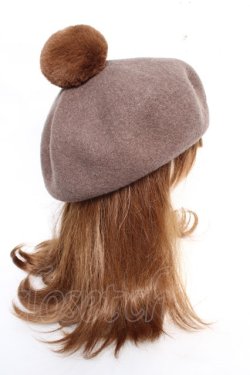 画像4: m petit by misako / バスクベレー  ブラウン Y-25-12-22-042-LO-AC-SZ-ZY