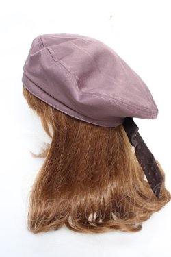 画像3: axes femme POETIQUE / バックリボンベレー帽  ピンク Y-25-12-22-043-AX-AC-SZ-ZY