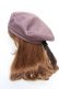 画像3: axes femme POETIQUE / バックリボンベレー帽  ピンク Y-25-12-22-043-AX-AC-SZ-ZY (3)