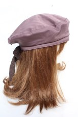 画像4: axes femme POETIQUE / バックリボンベレー帽  ピンク Y-25-12-22-043-AX-AC-SZ-ZTK008 (4)
