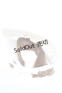 画像1: BABY, THE STARS SHINE BRIGHT / アミィ・ミエルボンネットハット  白 Y-25-12-22-046-BA-AC-SZ-ZY