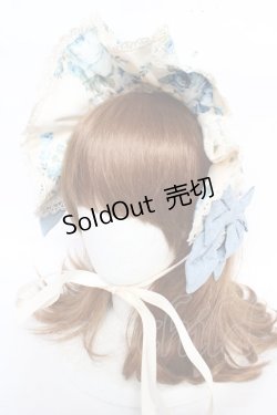 画像1: axes femme Kawaii / アンティークローズ柄ハーフボンネット  生成り Y-25-12-22-047-AX-AC-SZ-ZY