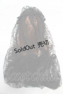 画像3: ALICE and the PIRATES / 〜Eden〜漆黒の薔薇と光の雫レースマリアベール  ブラック Y-25-12-22-048-PA-AC-SZ-ZY