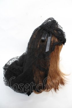 画像4: ALICE and the PIRATES / 〜Eden〜漆黒の薔薇と光の雫レースマリアベール  ブラック Y-25-12-22-048-PA-AC-SZ-ZY