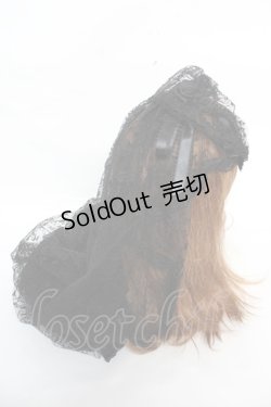 画像4: ALICE and the PIRATES / 〜Eden〜漆黒の薔薇と光の雫レースマリアベール  ブラック Y-25-12-22-048-PA-AC-SZ-ZY