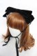 画像1: axes femme kawaii / ベロアリボンヘッドドレス  黒 Y-25-12-22-050-AX-AC-SZ-ZY (1)