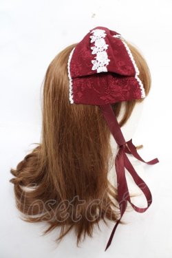 画像3: axes femme kawaii / レディローズヘッドドレス  ワイン Y-25-12-22-051-AX-AC-SZ-ZY