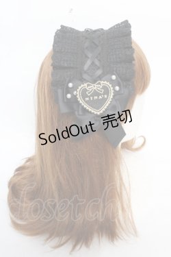 画像3: m petit by misako / NINA'Sコラボヘッドドレス  中黒 Y-25-12-22-052-LO-AC-SZ-ZY
