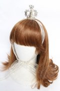 BABY, THE STARS SHINE BRIGHT / 蝶々王冠ヘッドドレス  シルバー Y-25-12-22-053-BA-AC-SZ-ZY