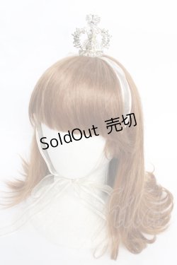 画像1: BABY, THE STARS SHINE BRIGHT / 蝶々王冠ヘッドドレス  シルバー Y-25-12-22-053-BA-AC-SZ-ZY